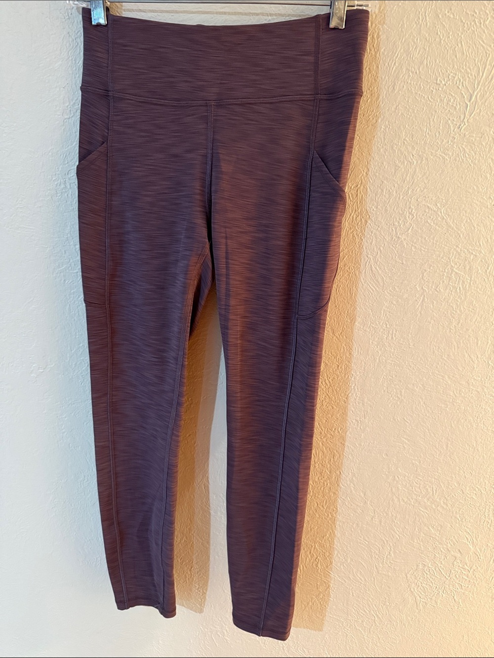 lululemon athletica Kids Plum Heather Leggings with Side Pockets